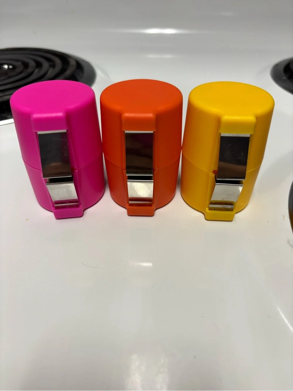 Bright Pink, Orange & Yellow Phone Stand/Grip (Set of 3)